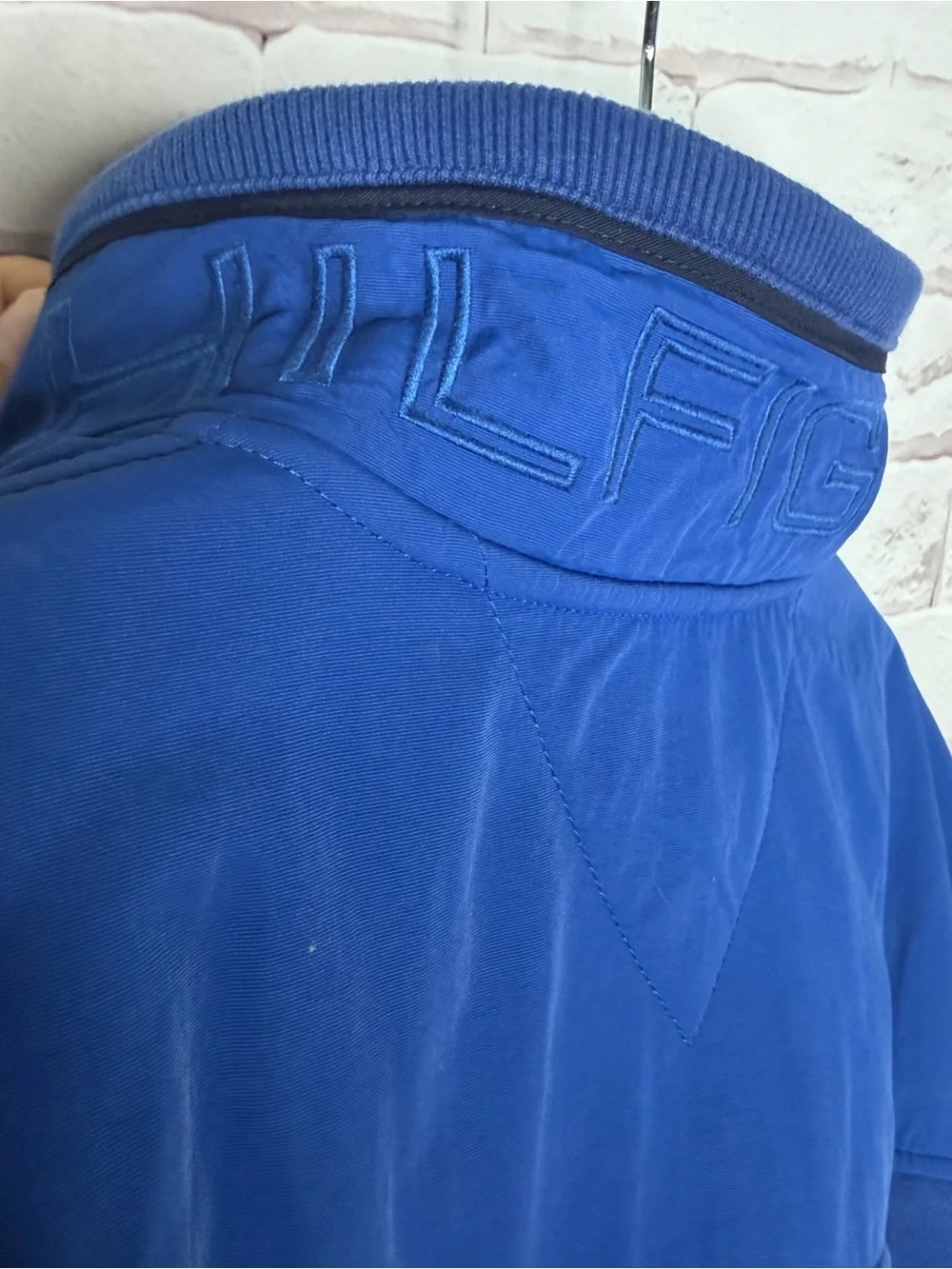 Vintage Tommy Hilfiger Blue Full Zip Track Jacket XL Athletic Casual Layer